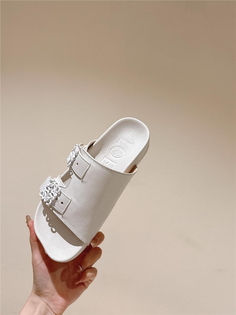 loewe new color matching slippers for couples replica shoes