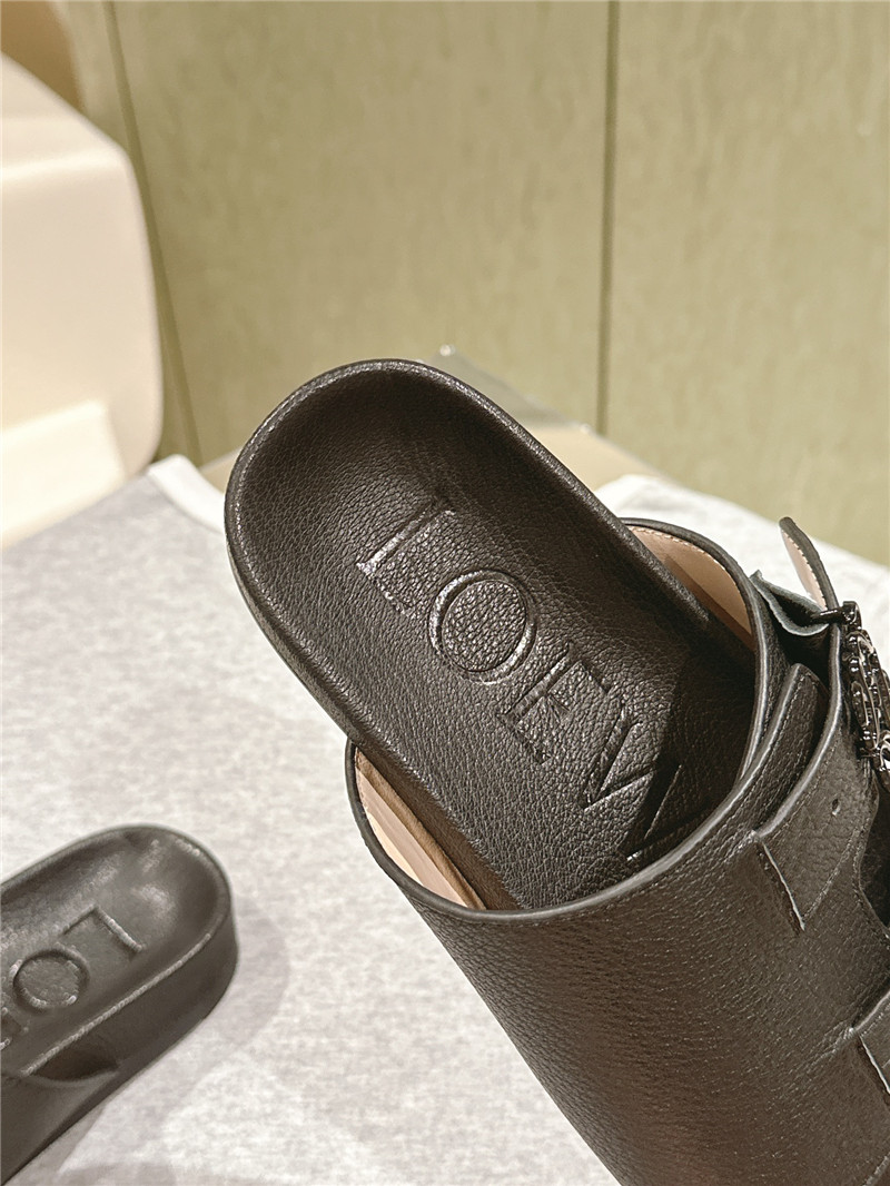 loewe new color matching slippers for couples replica shoes