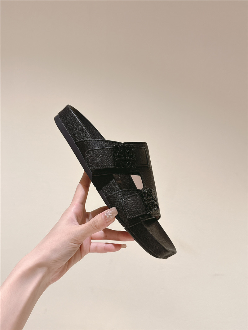 loewe new color matching slippers for couples replica shoes