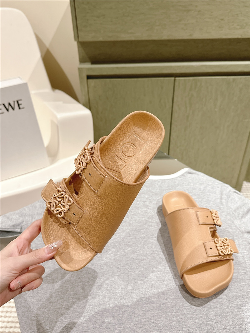 loewe new color matching slippers for couples replica shoes