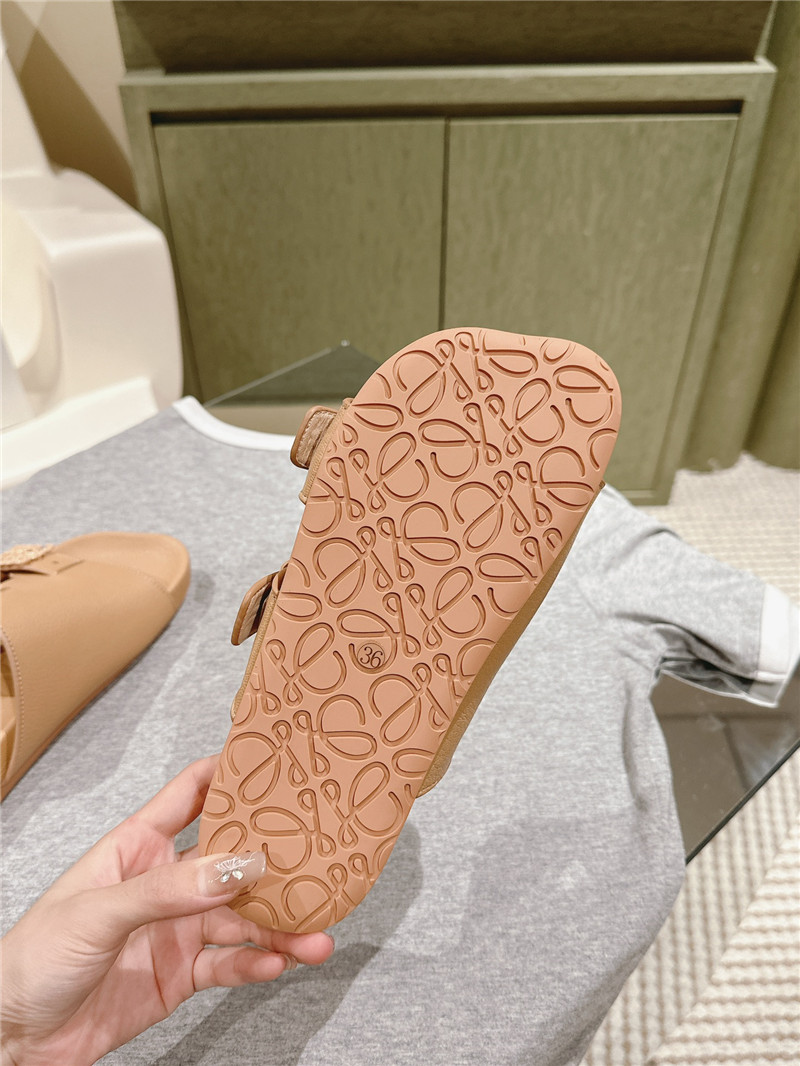 loewe new color matching slippers for couples replica shoes