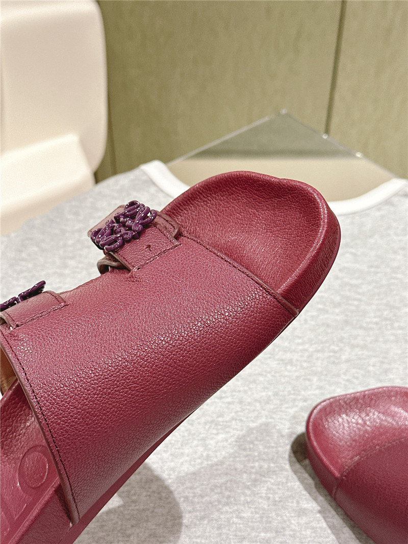 loewe new color matching slippers for couples replica shoes