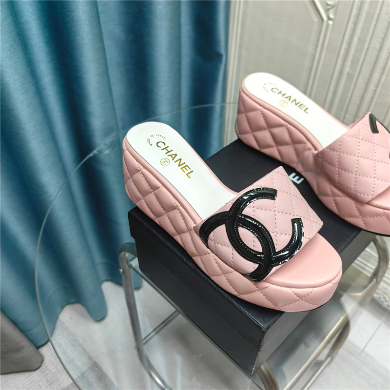 Ch**el large pair of c slippers replica shoes