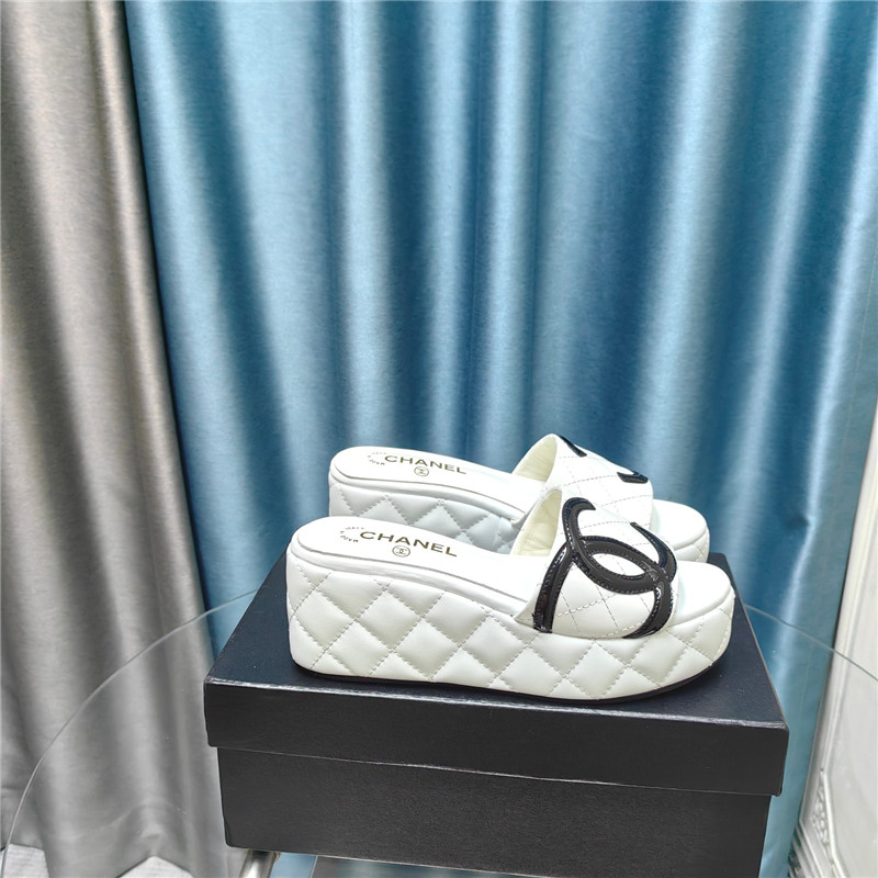 Ch**el large pair of c slippers replica shoes