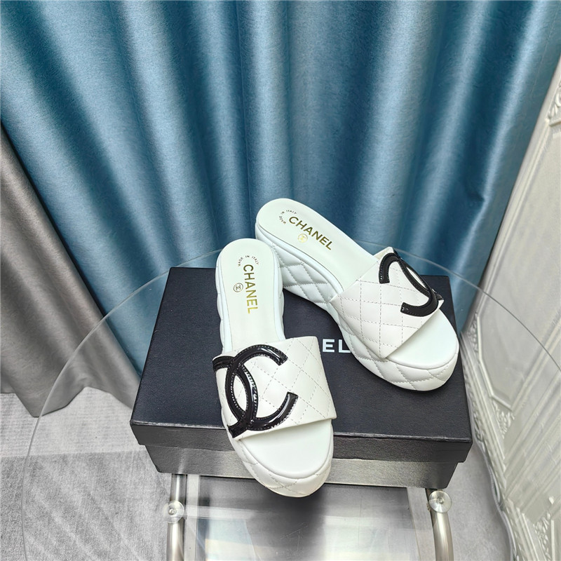 Ch**el large pair of c slippers replica shoes