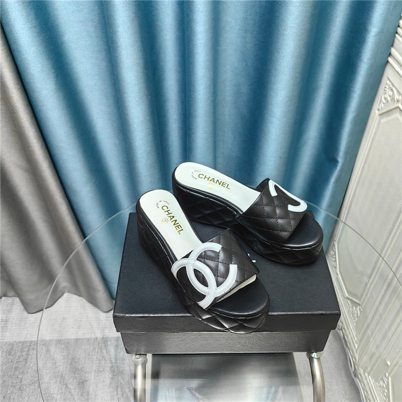 Ch**el large pair of c slippers replica shoes