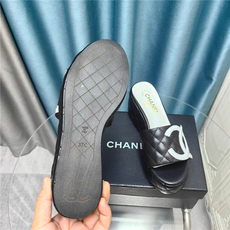 Ch**el large pair of c slippers replica shoes
