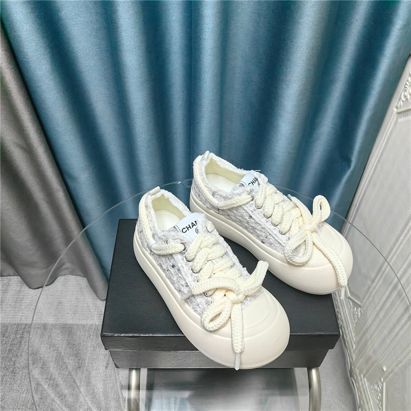 Chanel Platform Canvas Sneakers Sale