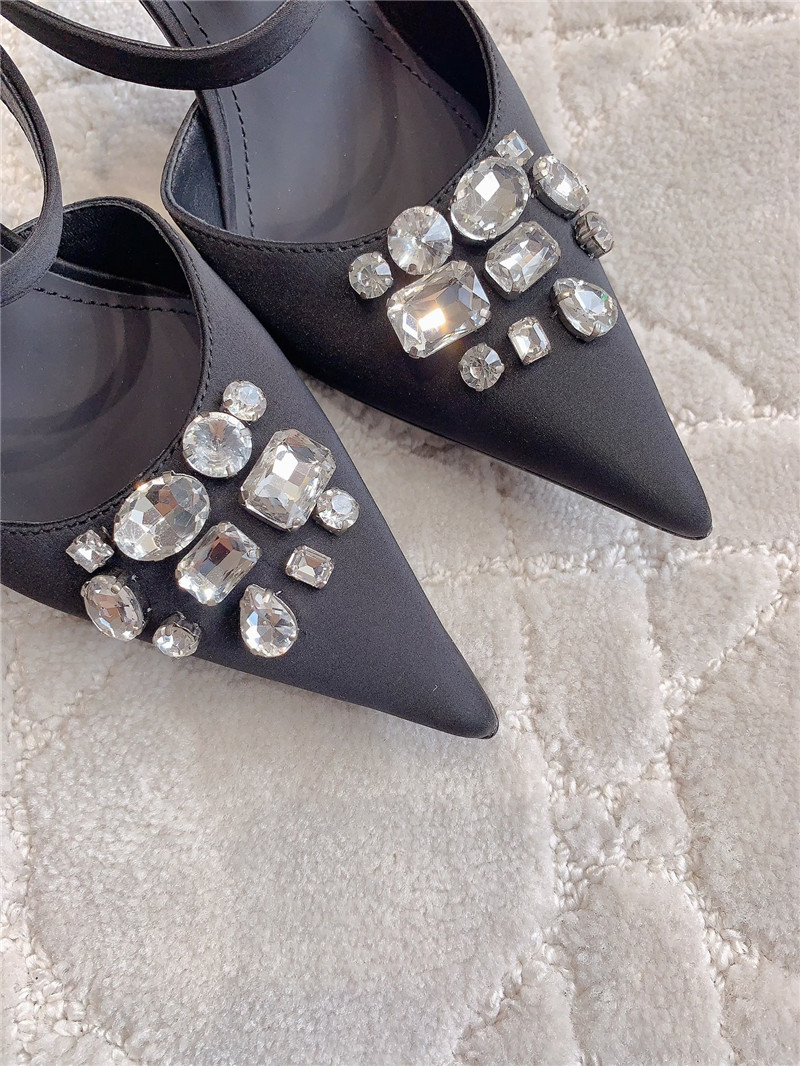 Dolce & Gabbana d&g rhinestone high heels replica shoes