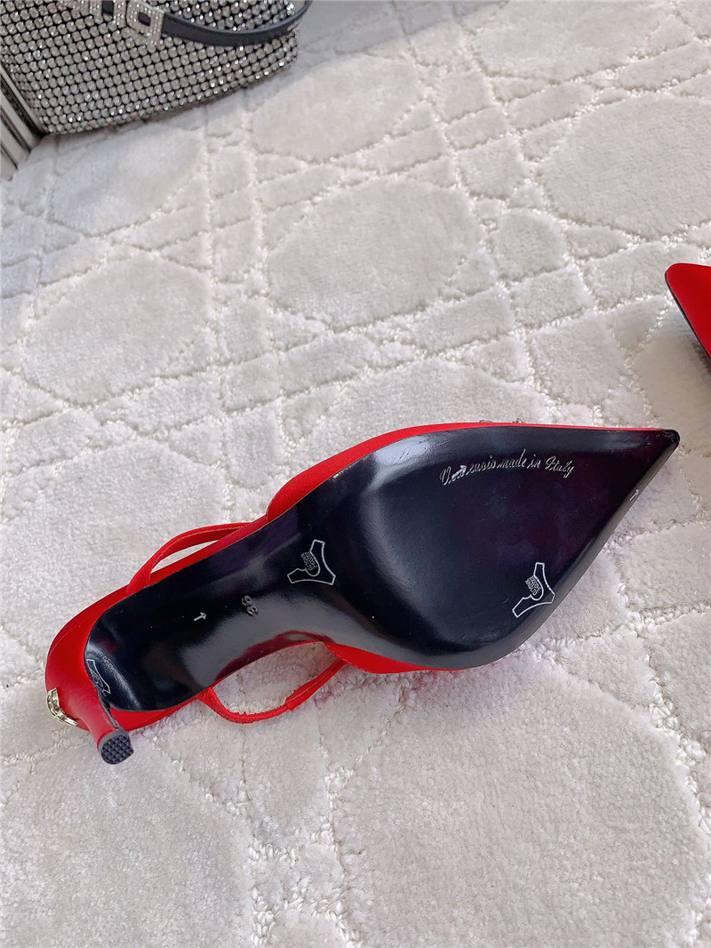 Dolce & Gabbana d&g rhinestone high heels replica shoes