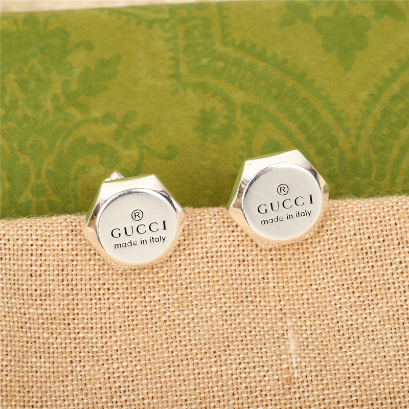 Gucci carved earrings