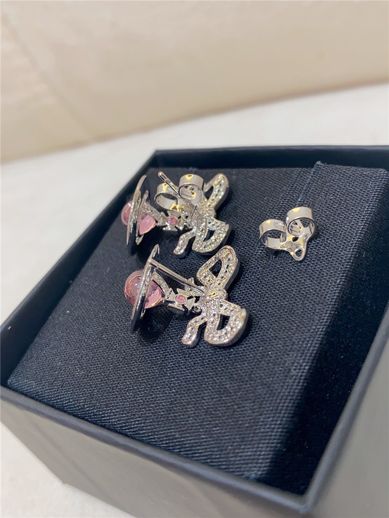 Vivienne Westwood Saturn three-dimensional earrings