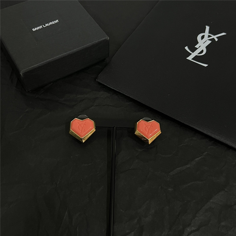 YSL letter earrings