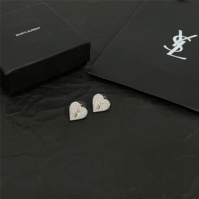 YSL letter earrings