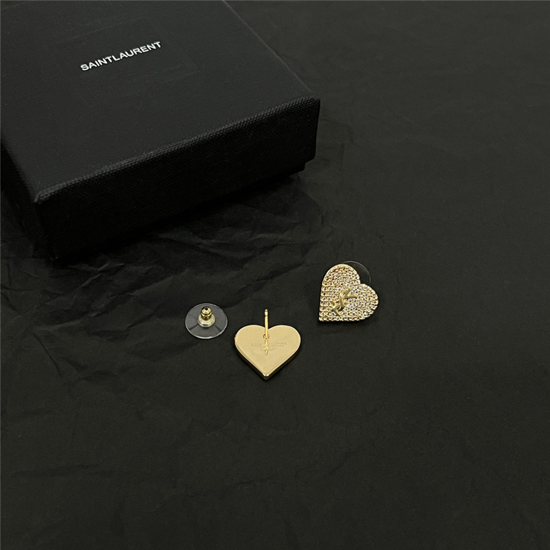 YSL letter earrings
