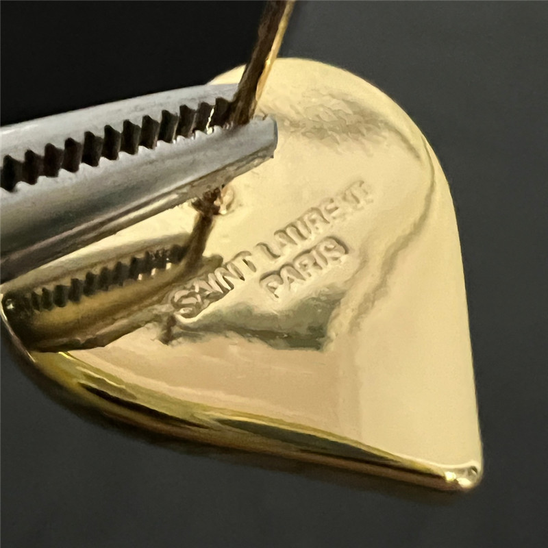 YSL letter earrings