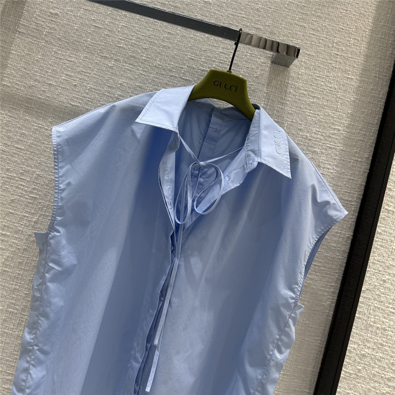 Gvc*1 sleeveless silhouette shirt replica designer clothes