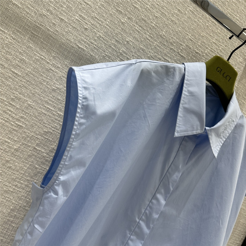 Gvc*1 sleeveless silhouette shirt replica designer clothes