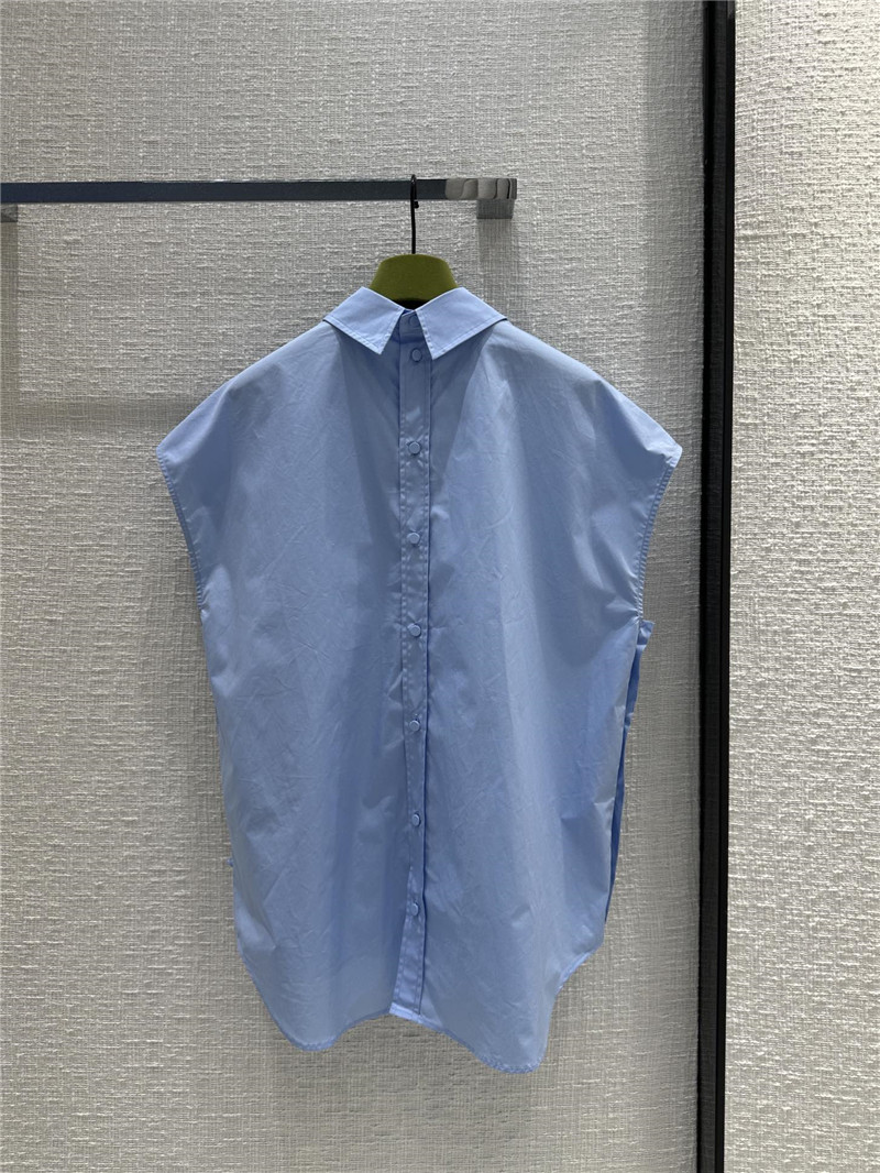 Gvc*1 sleeveless silhouette shirt replica designer clothes