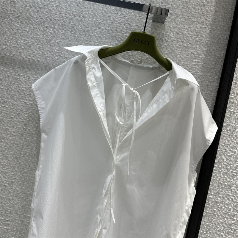 Gvc*1 sleeveless silhouette shirt replica designer clothes