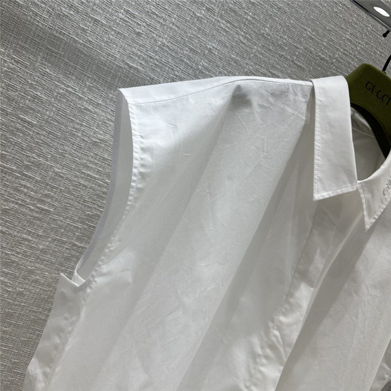Gvc*1 sleeveless silhouette shirt replica designer clothes