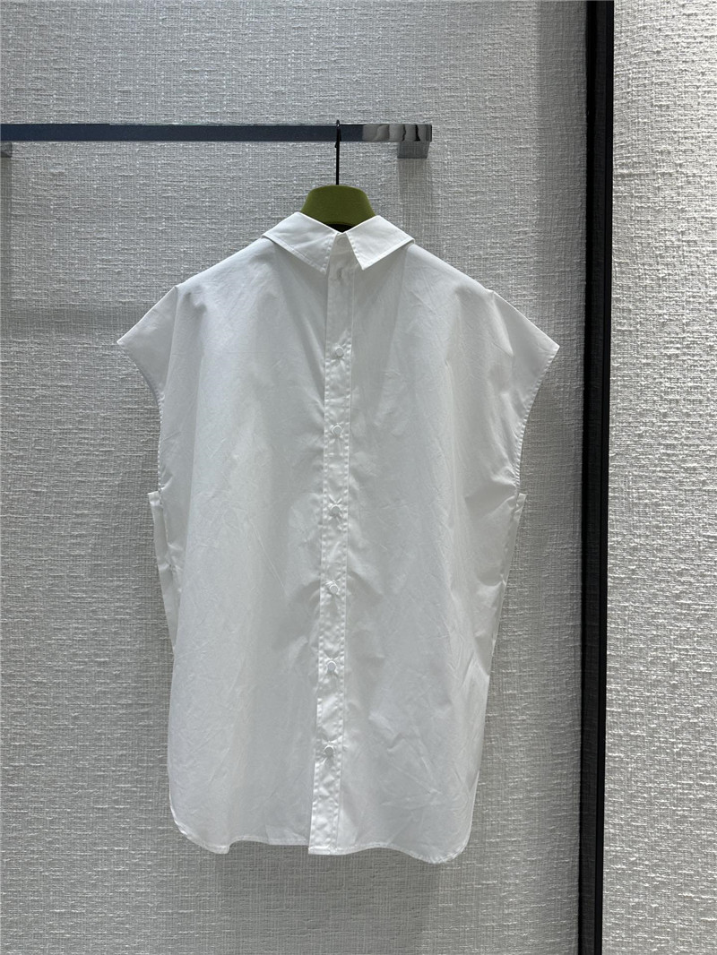 Gvc*1 sleeveless silhouette shirt replica designer clothes