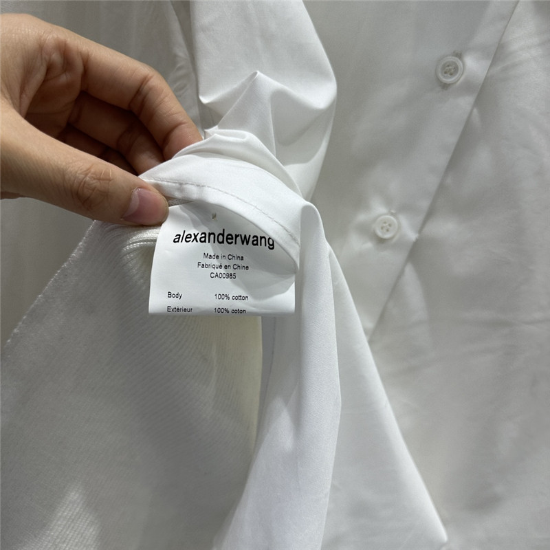 A1exa*der wang waist white shirt replica clothes
