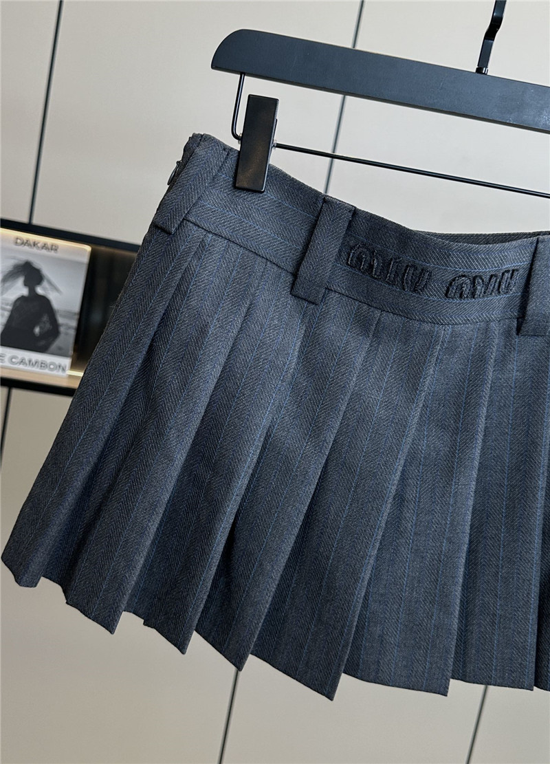 miumiu new pleated skirt cheap replica designer clothes