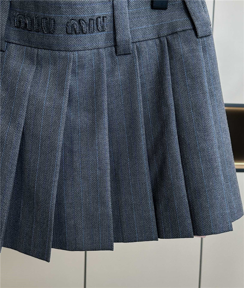 miumiu new pleated skirt cheap replica designer clothes