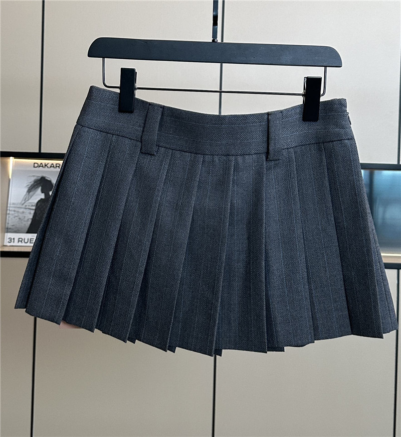 miumiu new pleated skirt cheap replica designer clothes