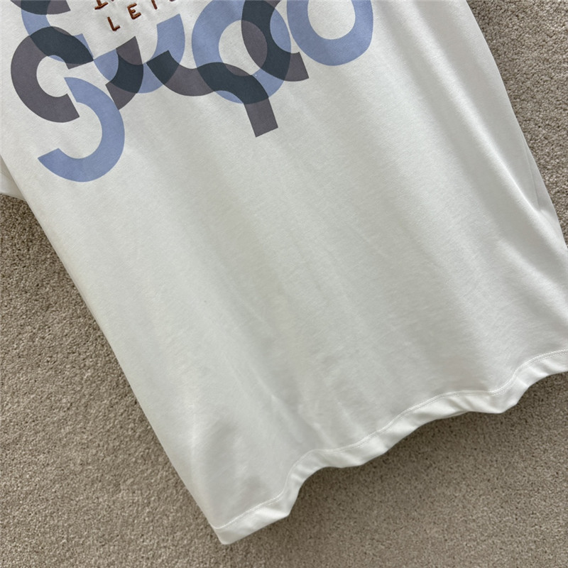 Vanitoo printed embroidered short-sleeved T-shirt replica clothing