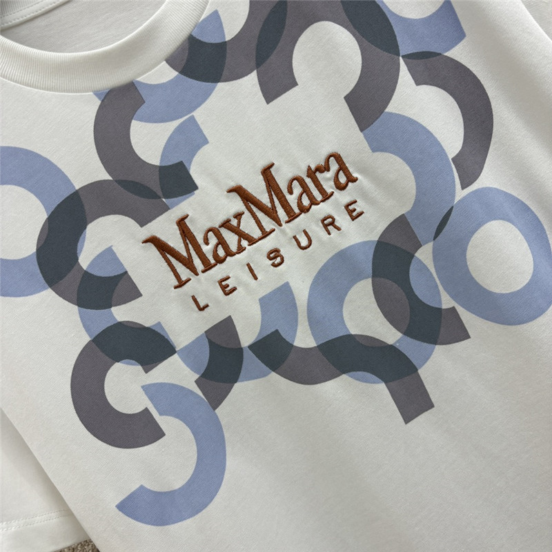 Vanitoo printed embroidered short-sleeved T-shirt replica clothing