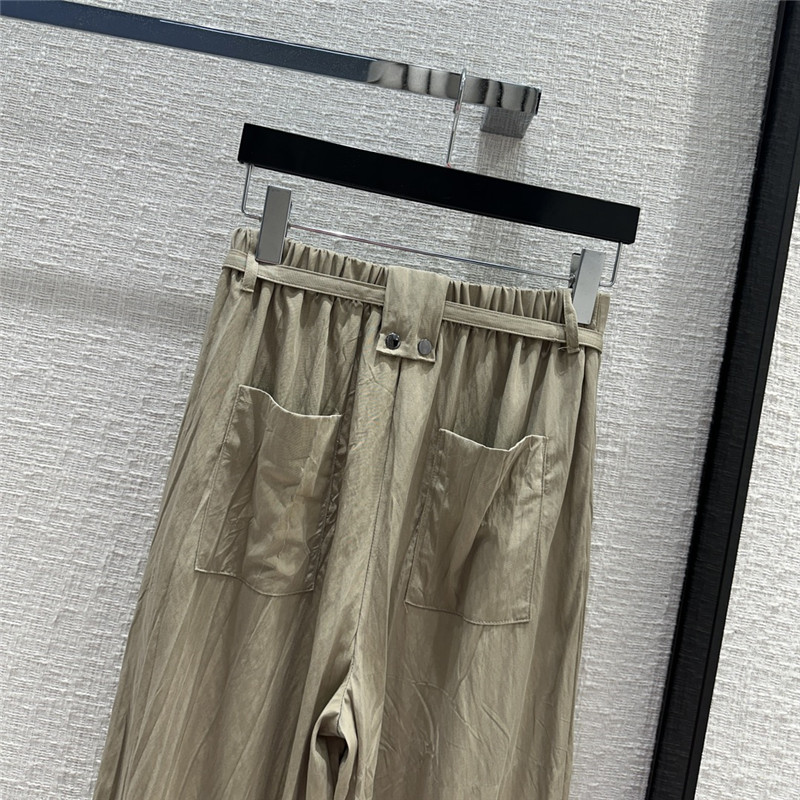 Pra*a washed wrinkled casual pants replica clothing sites