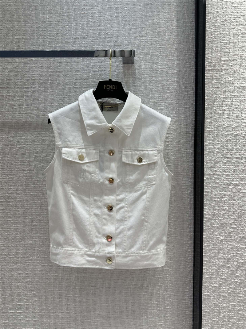 fendi denim vest replica designer clothing websites