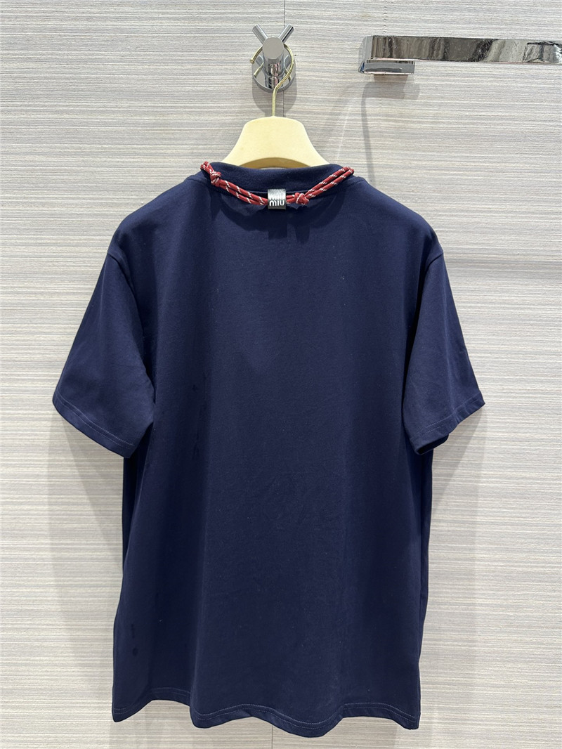 miumiu necklace design temperament T-shirt replica clothing