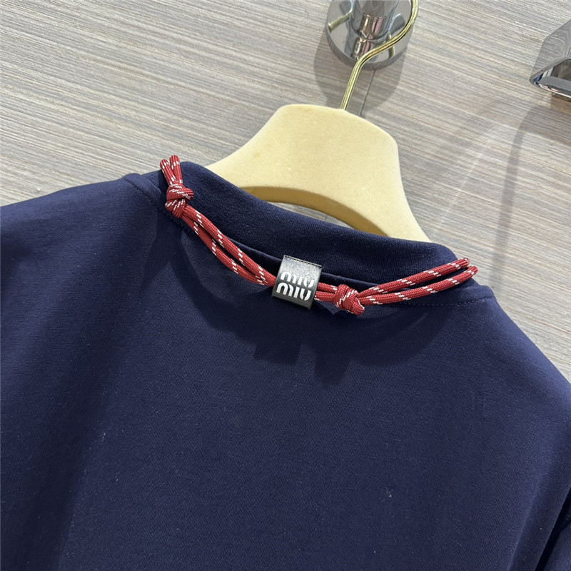miumiu necklace design temperament T-shirt replica clothing