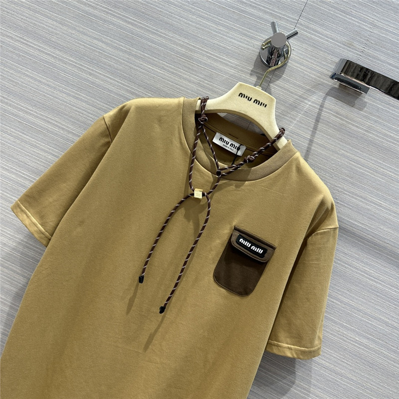 miumiu necklace design temperament T-shirt replica clothing