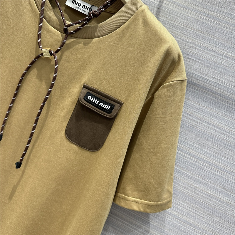 miumiu necklace design temperament T-shirt replica clothing