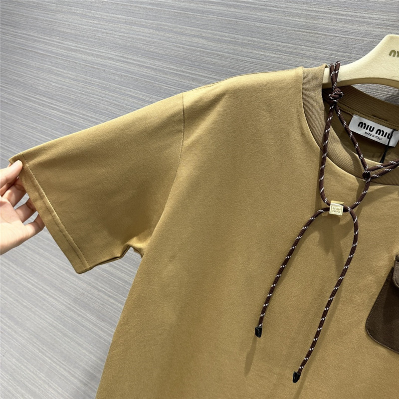 miumiu necklace design temperament T-shirt replica clothing