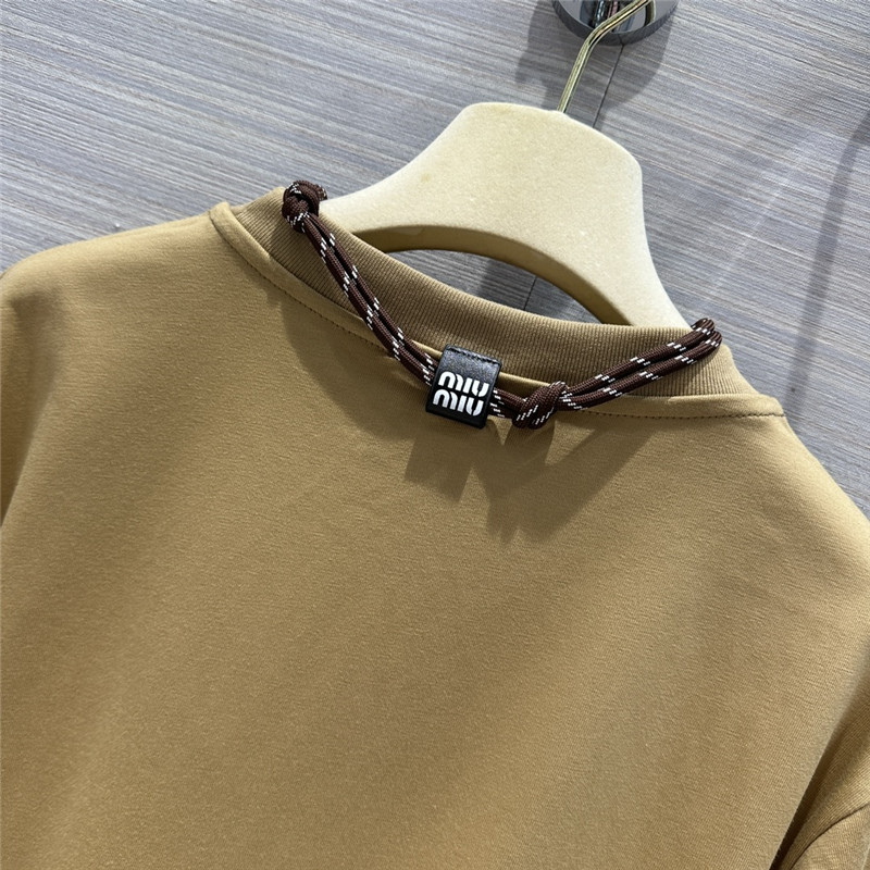 miumiu necklace design temperament T-shirt replica clothing