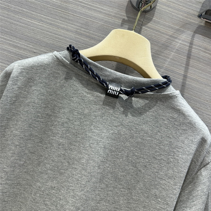 miumiu necklace design temperament T-shirt replica clothing