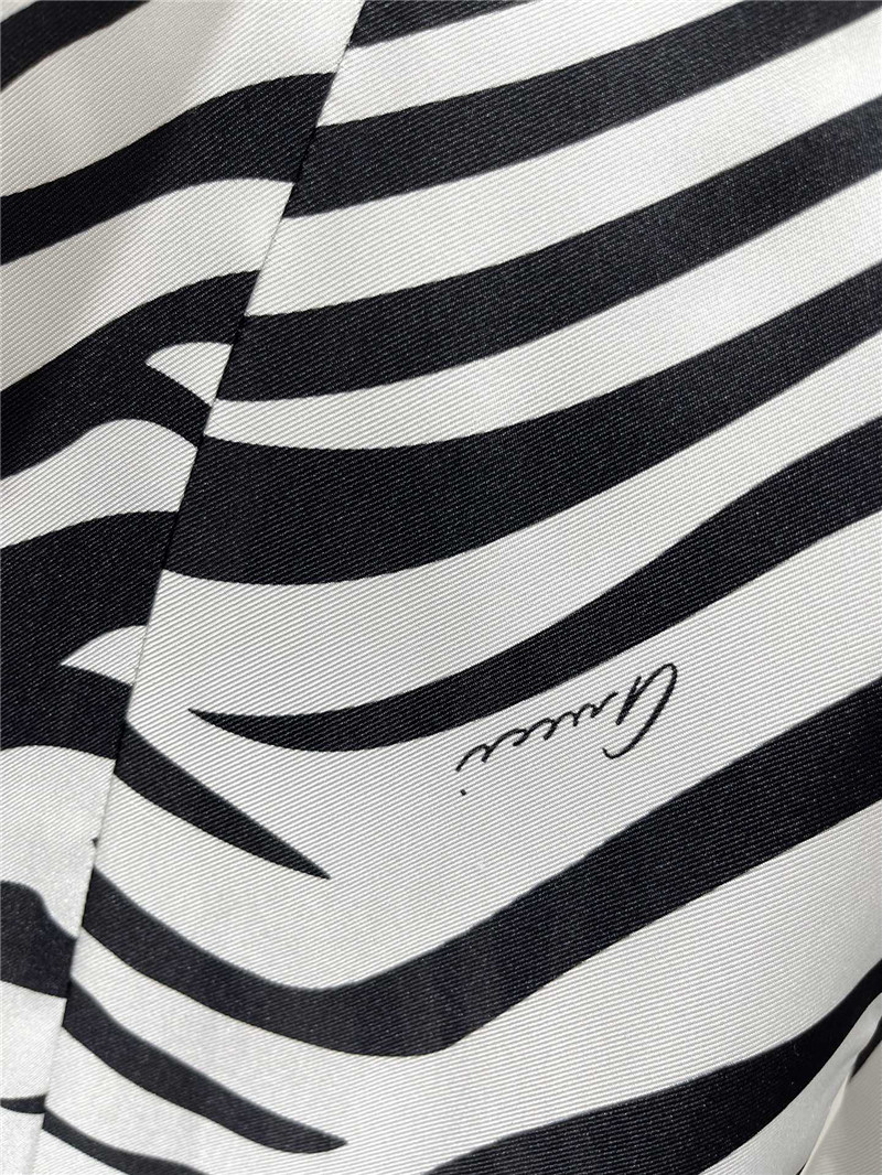 Gvc*1 zebra print silk shirt replica clothing sites