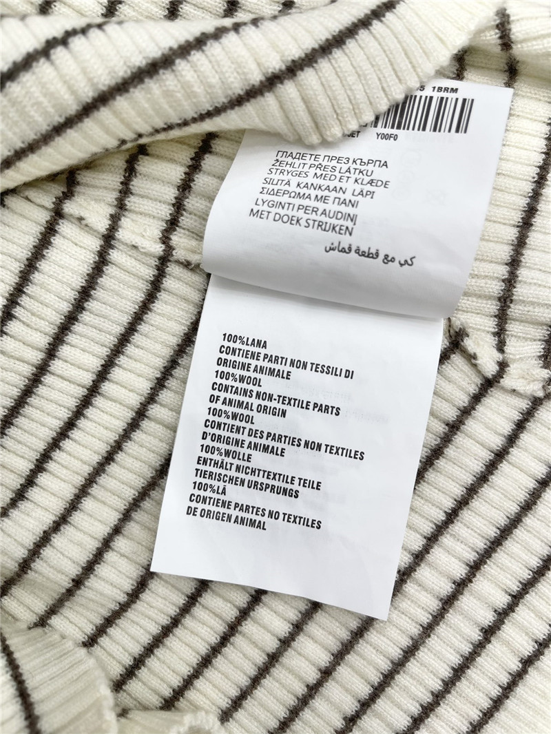 M1um1u striped intercolor vest replica clothing sites