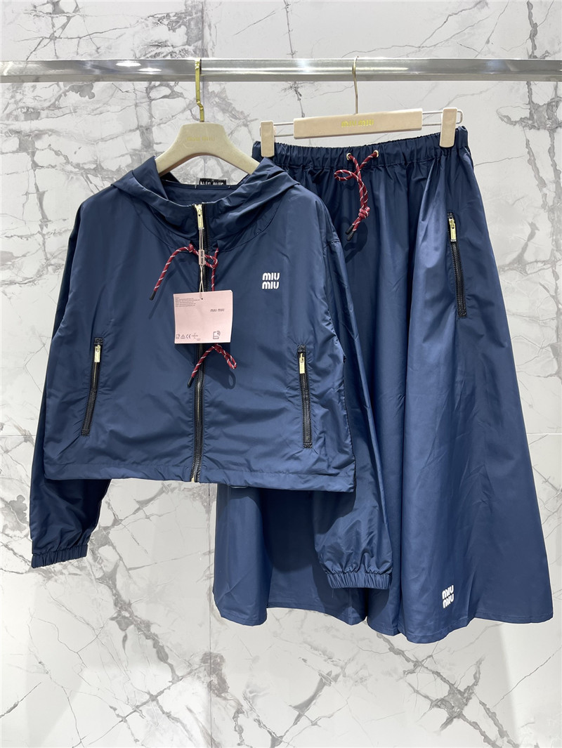 Miu Miu Logo Letter Skirt