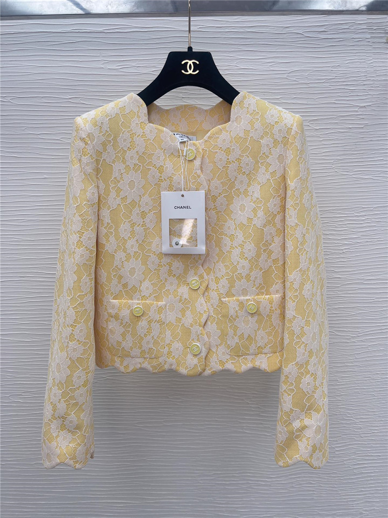 Chanel Flower Print Coat