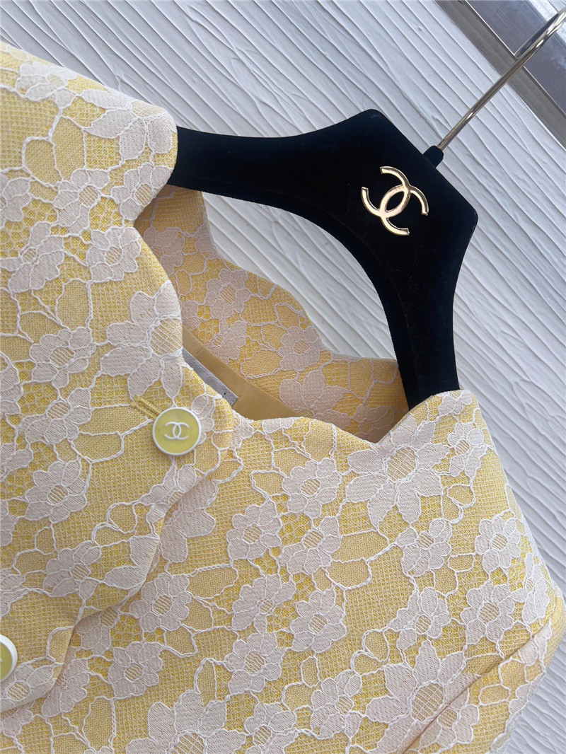 Ch**el flower print coat