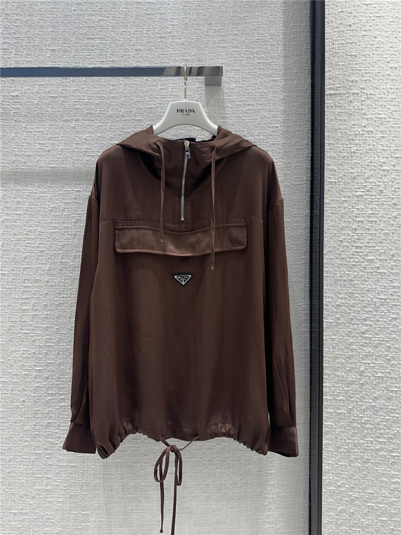 Prada Brown Acetate Sweatshirt