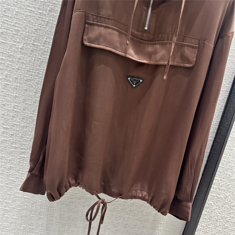 Prada Brown Acetate Sweatshirt