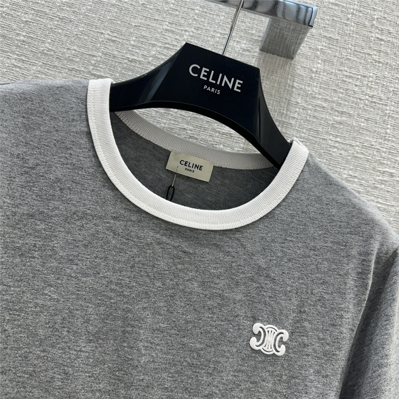 Ce1i*e white logo gray t-shirt