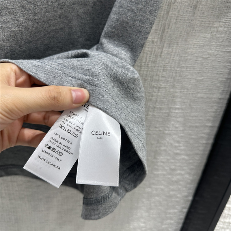 Ce1i*e white logo gray t-shirt